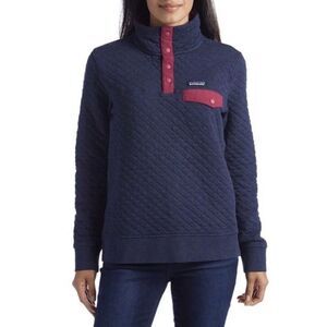 🏔️ Patagonia Organic Cotton Quilted Pullover Sweatshirt